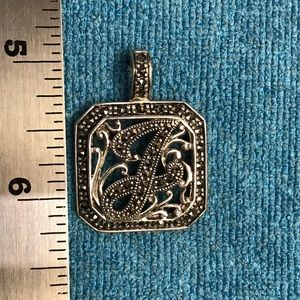 Marcasite Sterling Silver Marcasite Pendant